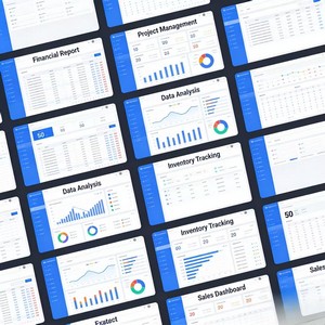 50-in-One Excel Dashboard Template Bundle