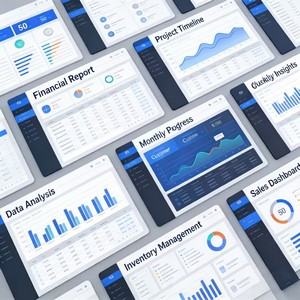 50-in-One Excel Dashboard Template Bundle