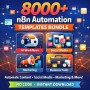 8000+ n8n Automation Templates Bundle | AI Workflows, Social Media Automation, Marketing, Content Creation Toolkit DRDOOMIARTS