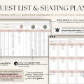 Wedding Planner Spreadsheet Wedding Budget Tracker Wedding Timeline Checklist Guest List Tracker Wedding Itinerary Seating Plan Wedding Gift