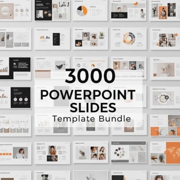 3000 PowerPoint Slide Templates | Modern Business Presentation (Digital Download)