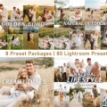 80 Natural LIGHTROOM Presets, Spring Outdoor Preset, Creamy Preset, Bohemian Preset, Warm Light Filter, Mobile Preset, Bright Desktop Preset