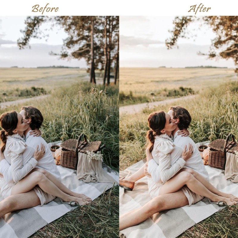 80 Natural LIGHTROOM Presets, Spring Outdoor Preset, Creamy Preset, Bohemian Preset, Warm Light Filter, Mobile Preset, Bright Desktop Preset