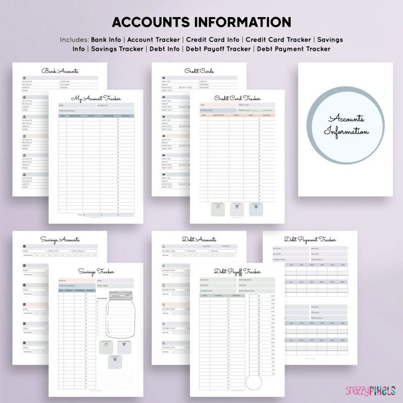 Budget Planner Printable PDF (Neutrals), Financial Planner Printable, Budgeting Binder, Finance Tracker Bundle, Paycheck Budget Template