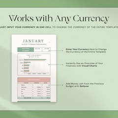 Budget Planner Google Sheets Monthly Budget Spreadsheet Excel Weekly Paycheck Budget Template Biweekly Budgeting by Paycheck Expense Tracker