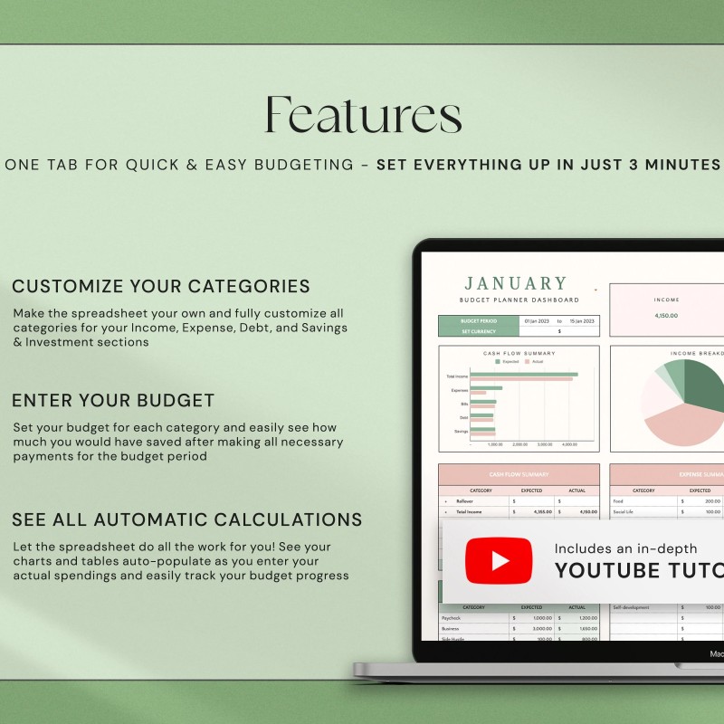 Budget Planner Google Sheets Monthly Budget Spreadsheet Excel Weekly Paycheck Budget Template Biweekly Budgeting by Paycheck Expense Tracker