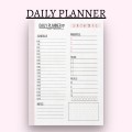 Daily Weekly Monthly Planner Printable: A4, A5, HP (PDF File)