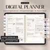 Digital Planner Undated, iPad & Android Planner, GoodNotes Calendar, Daily Weekly Monthly Journal with Stickers, iPad Planner for 2025 2026