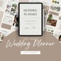 GOODNOTES 160+ Pages Wedding Planner Template Digital Download, PDF format, Minimalist Wedding Planner, Budget, Vision Boards, Hyperlinked