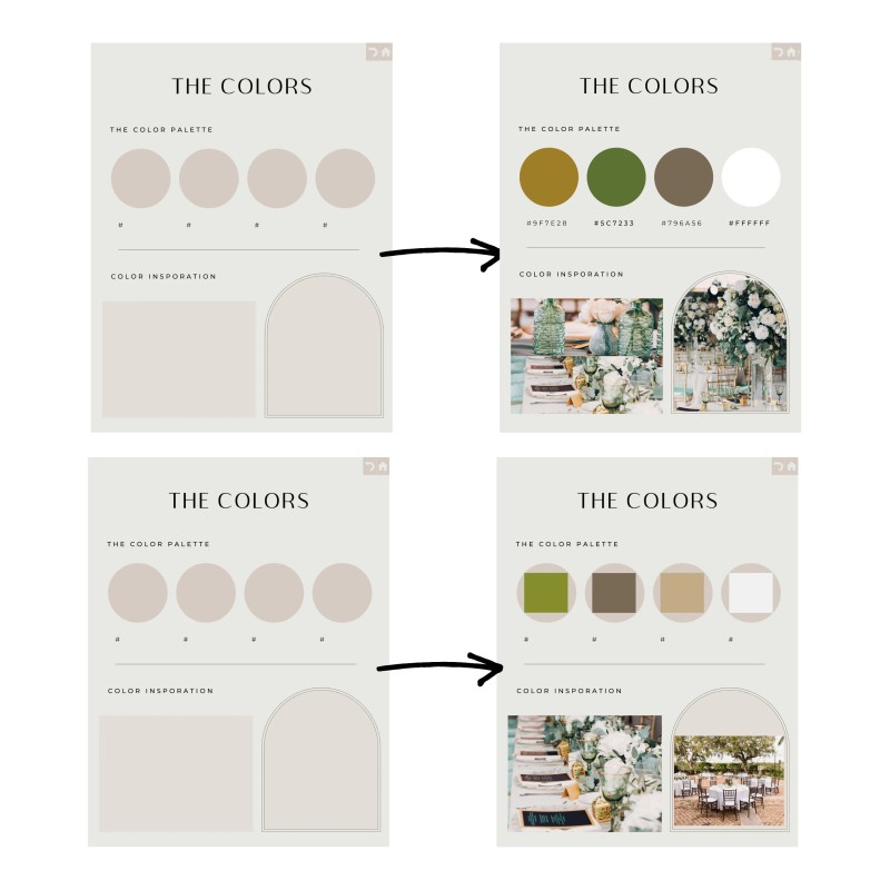 GOODNOTES 160+ Pages Wedding Planner Template Digital Download, PDF format, Minimalist Wedding Planner, Budget, Vision Boards, Hyperlinked