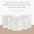 GOODNOTES 160+ Pages Wedding Planner Template Digital Download, PDF format, Minimalist Wedding Planner, Budget, Vision Boards, Hyperlinked