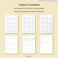 Printable Bullet Journal Pages & Bujo Template | Undated Daily Weekly Monthly Trackers | Habit Mood Anxiety Log A4 A5 Letter | Journal Kit