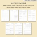 Printable Bullet Journal Pages & Bujo Template | Undated Daily Weekly Monthly Trackers | Habit Mood Anxiety Log A4 A5 Letter | Journal Kit