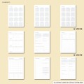 Printable Bullet Journal Pages & Bujo Template | Undated Daily Weekly Monthly Trackers | Habit Mood Anxiety Log A4 A5 Letter | Journal Kit