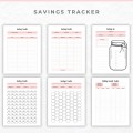Printable Monthly Budget Planner: Bill Tracker, Savings & Debt (PDF Download)