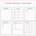 Printable Monthly Budget Planner: Bill Tracker, Savings & Debt (PDF Download)
